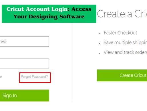 Cricut Account Login: Access Your Designing Software