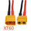 Miniature : XT60 XT-60 Male Female Bullet Connectors Plugs With Silicon 14 AWG Wire For RC L
