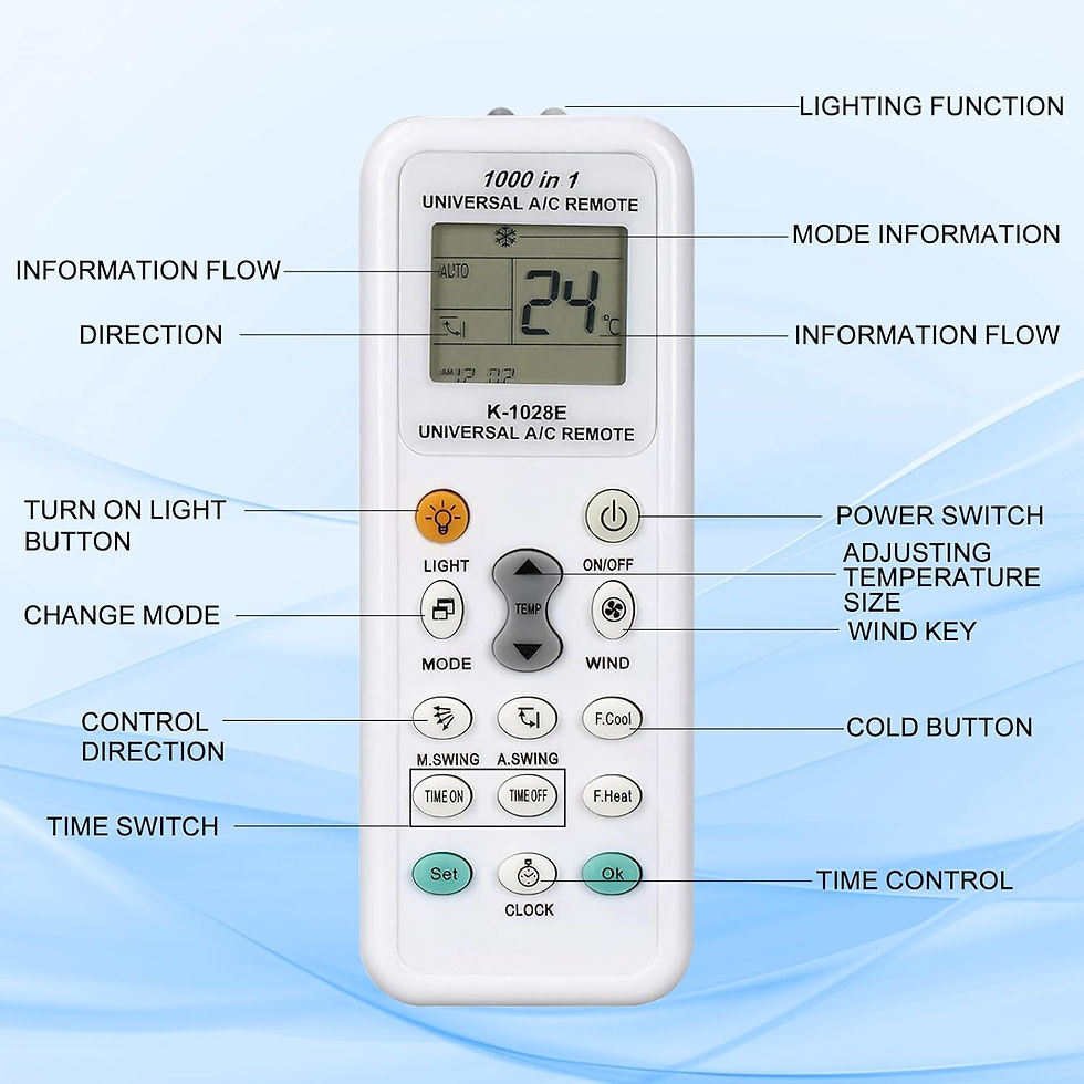 Miniature : Télécommande Universelle AirMaster 1000+ Marques pour Climatisation TCL, Samsung