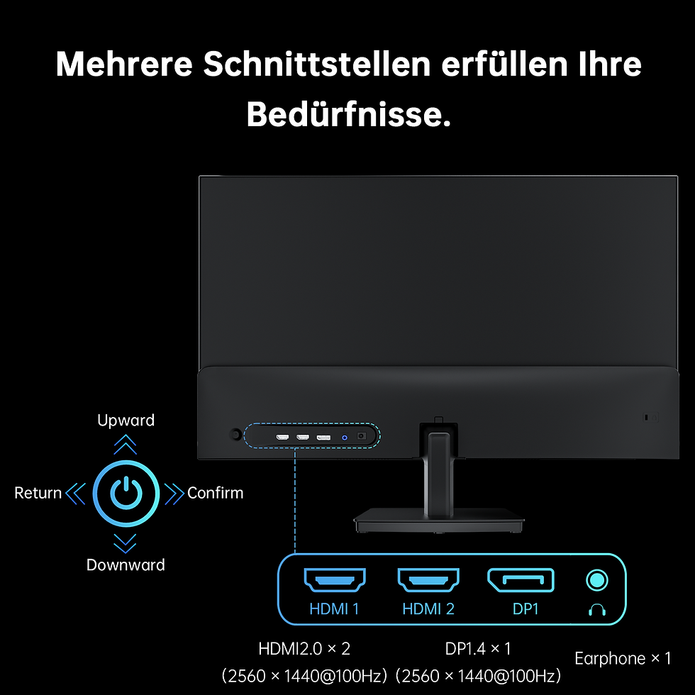 Miniature : Moniteur d'ordinateur KTC 27 pouces QHD 100 Hz, Jusqu'à 120 Hz, Dalle IPS, 2K 14
