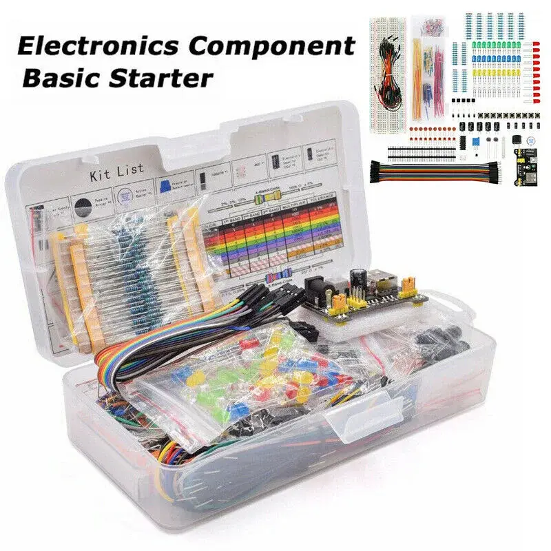 Composants électroniques, résistance de condensateur électrolytique led, Kit