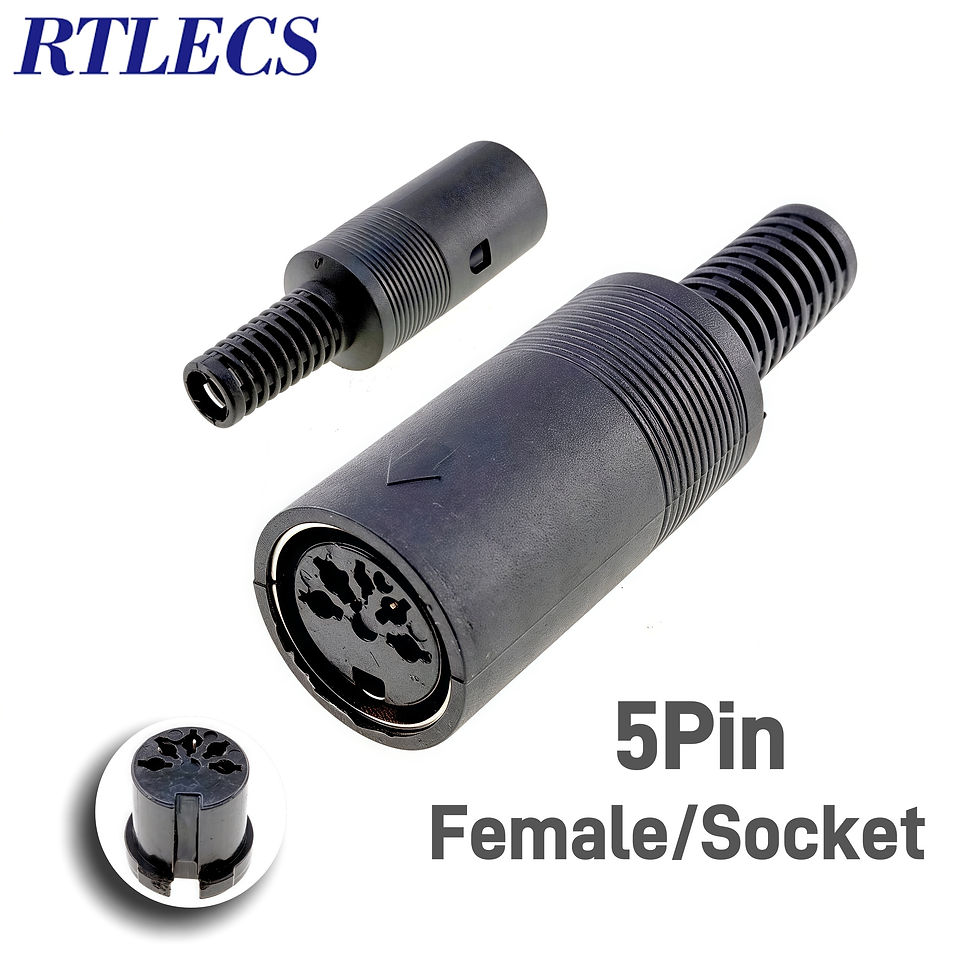 Miniature : 2/5 PCS 3P 4P 5P 6P 7P 8P 13Pin Din Male/Female Plug Soecket Jack With Plastic H