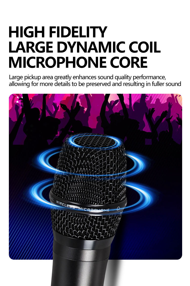 Miniature : 4-channel wireless microphone professional gooseneck headset lavalier microphone