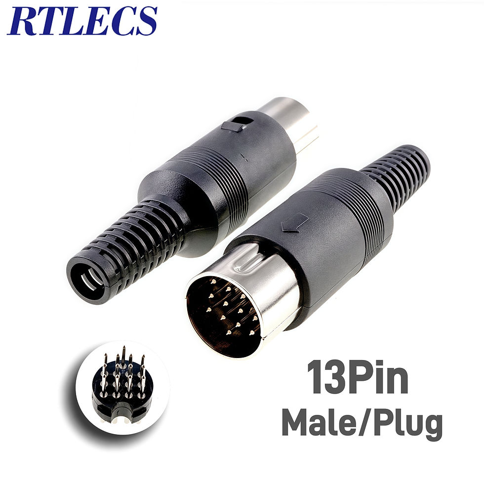 Miniature : 2/5 PCS 3P 4P 5P 6P 7P 8P 13Pin Din Male/Female Plug Soecket Jack With Plastic H
