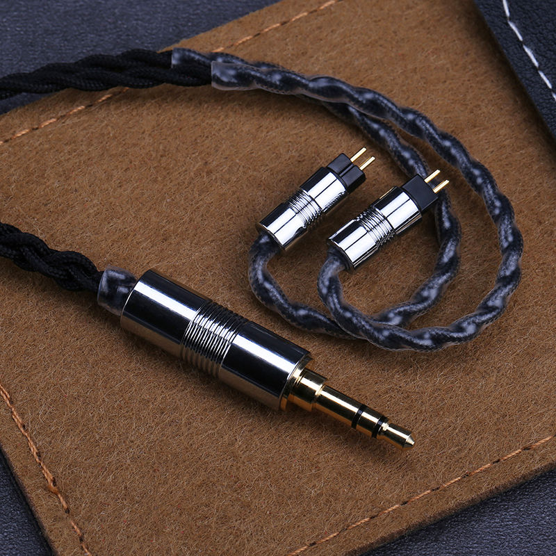 Miniature : OPENHEART 4 Core Litz câble argenté haute pureté MMCX/0.78 2Pin/QDC 3.5/2.5/4