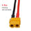 Miniature : XT60 XT-60 Male Female Bullet Connectors Plugs With Silicon 14 AWG Wire For RC L