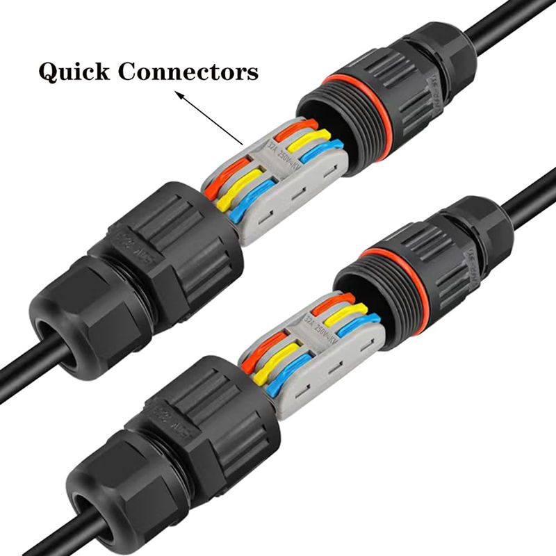Miniature : New 2/1PC IP68 Waterproof Joint Wire Quick Connection Connector 2/3 Pin Solder L