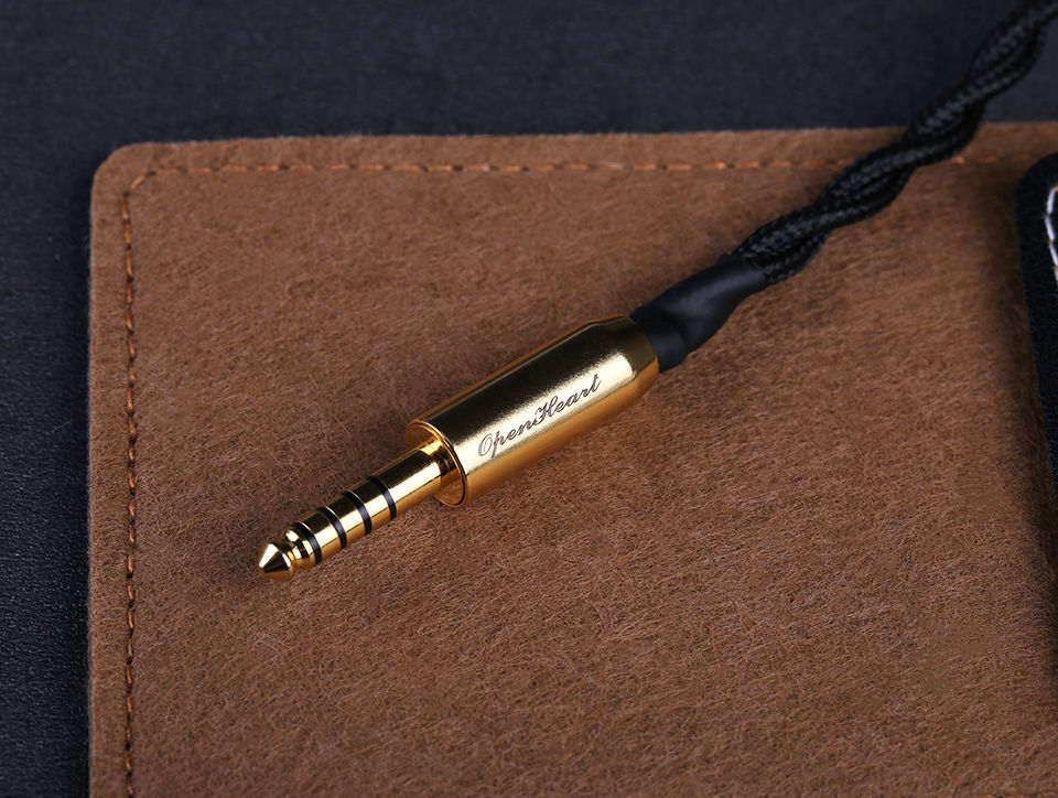 Miniature : OPENHEART GoldenRing câble casque 1 à 2 prises double 3.5mm/2.5mm/4.4mm câble