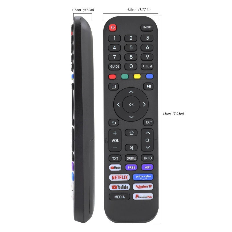 Miniature : Universal Remote for All Hisense TV Remote Replacement Smart TV Remote for Hisen