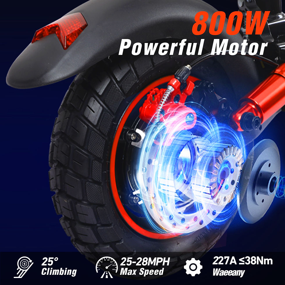 Miniature : J01 Electric Scooter for Adults 800W Motor, 48V15Ah Battery, Dual Hydraulic Brak