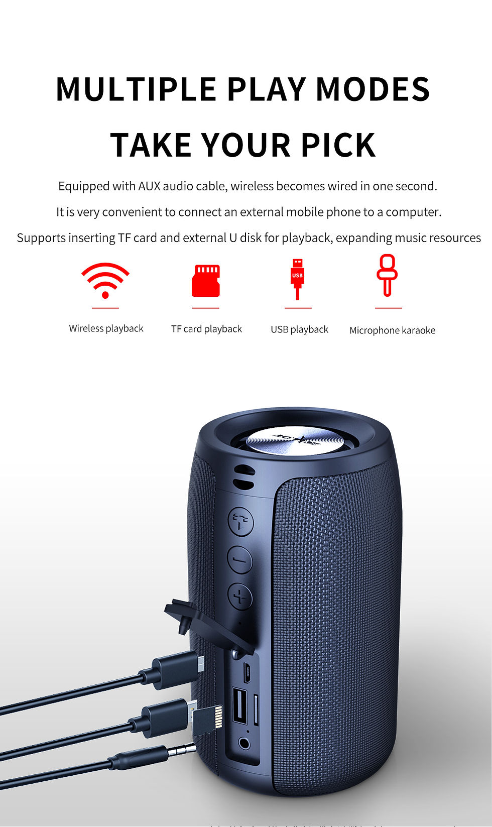 Miniature : Zealot-S32 haut-parleur sans fil extérieur portable Subwoofer haut-parleur, ét
