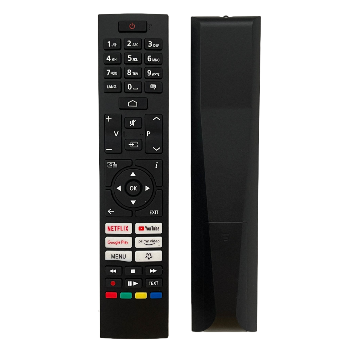Télécommande de remplacement pour Smart TV Continental Edison — Compatible avec