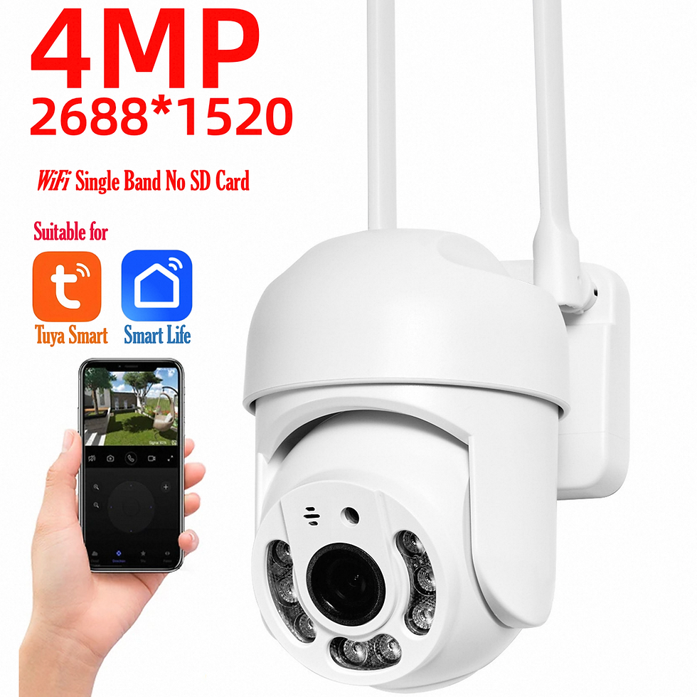 Miniature : Tuya-Caméra de surveillance extérieure PTZ WiFi HD 4MP/5G, dispositif de sécu