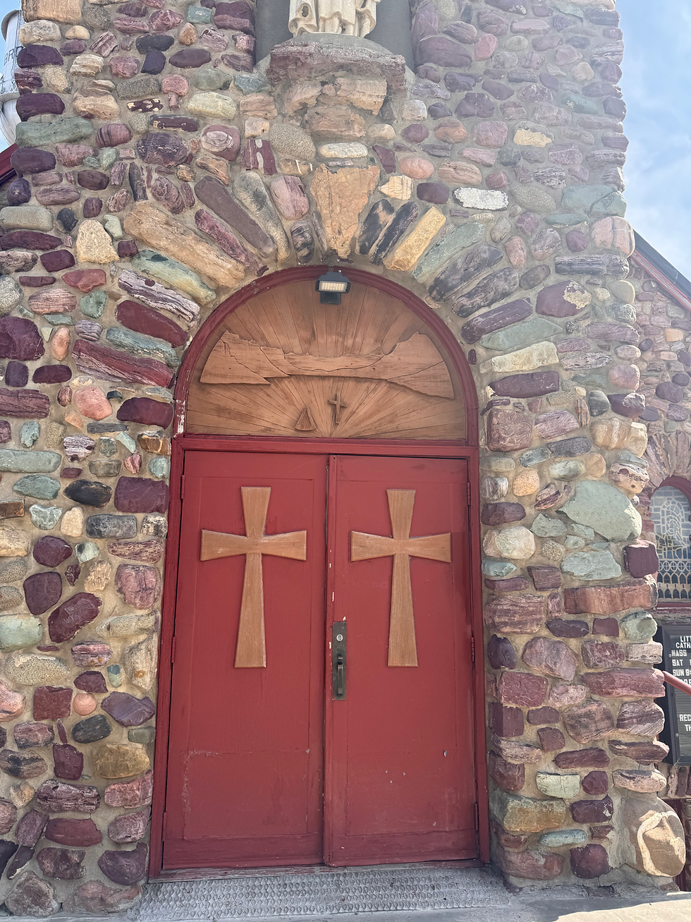 Beautiful historic church in Browning, MT