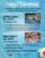 Family Swimming Flyer - Click to register