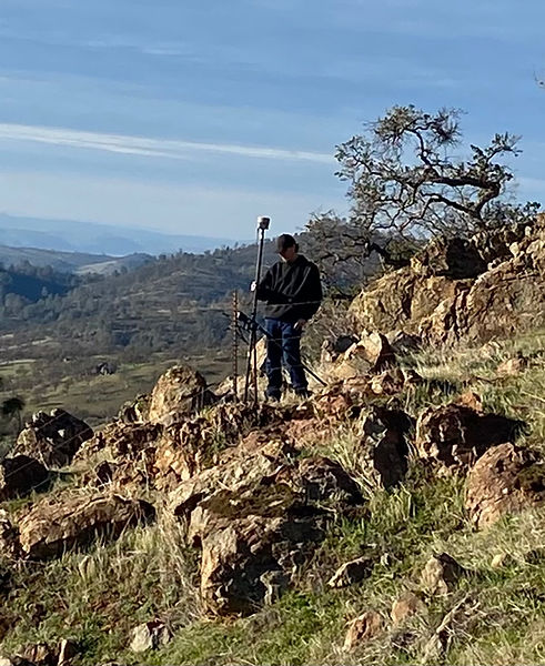 recovering Survey Monuments in the mountains