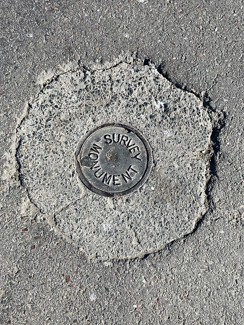 Survey well monument