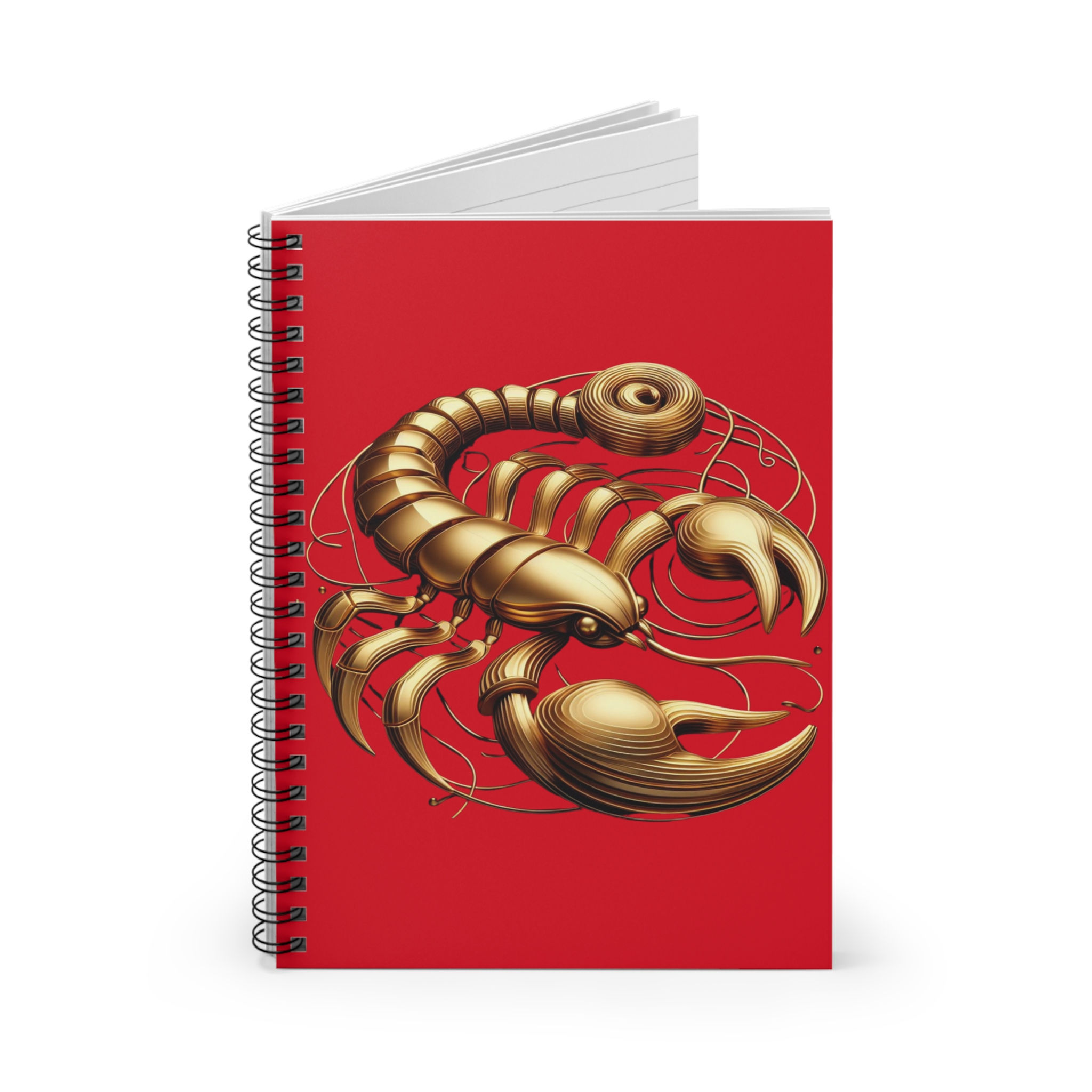 Scorpio (Symbol) Spiral Notebook - Strawberry
