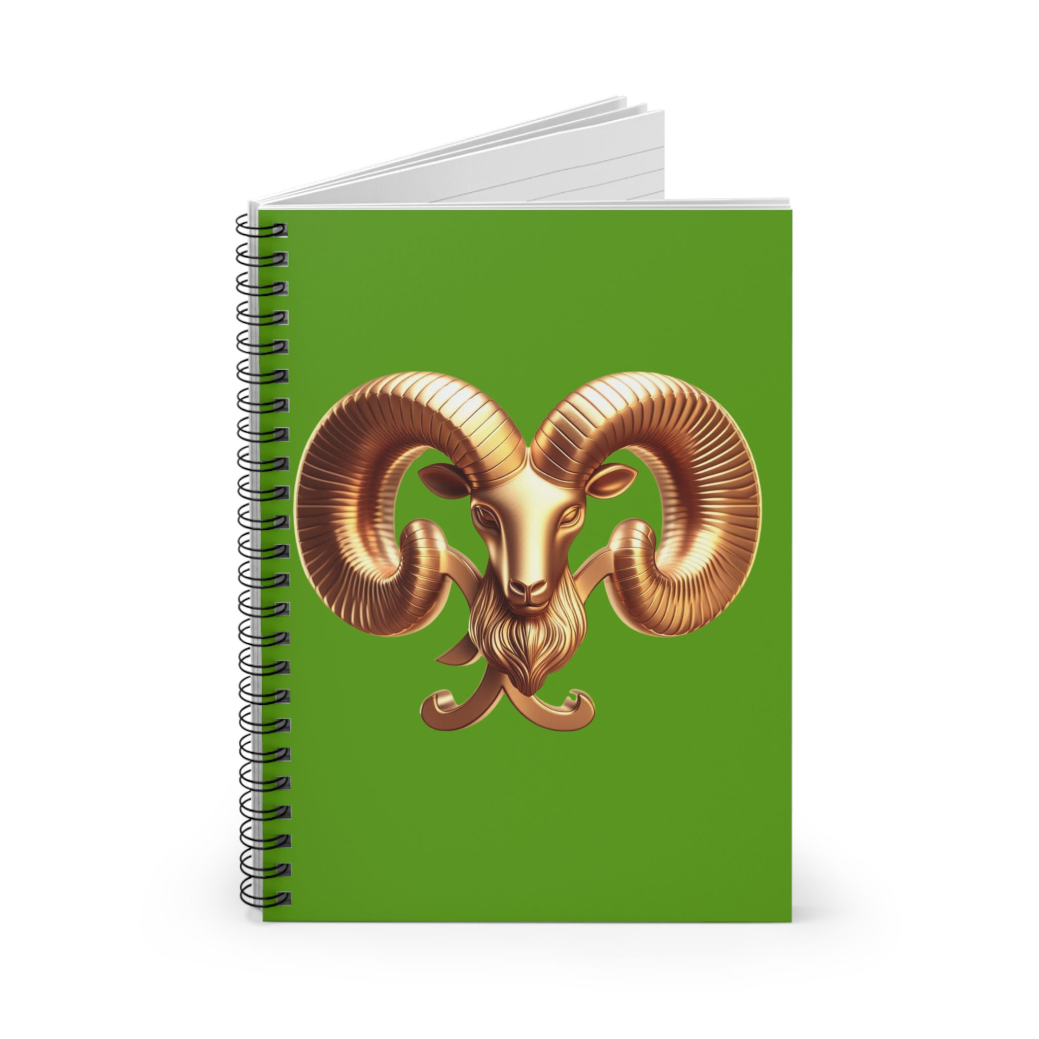 Aries (Symbol) Spiral Notebook - Japanese Laurel