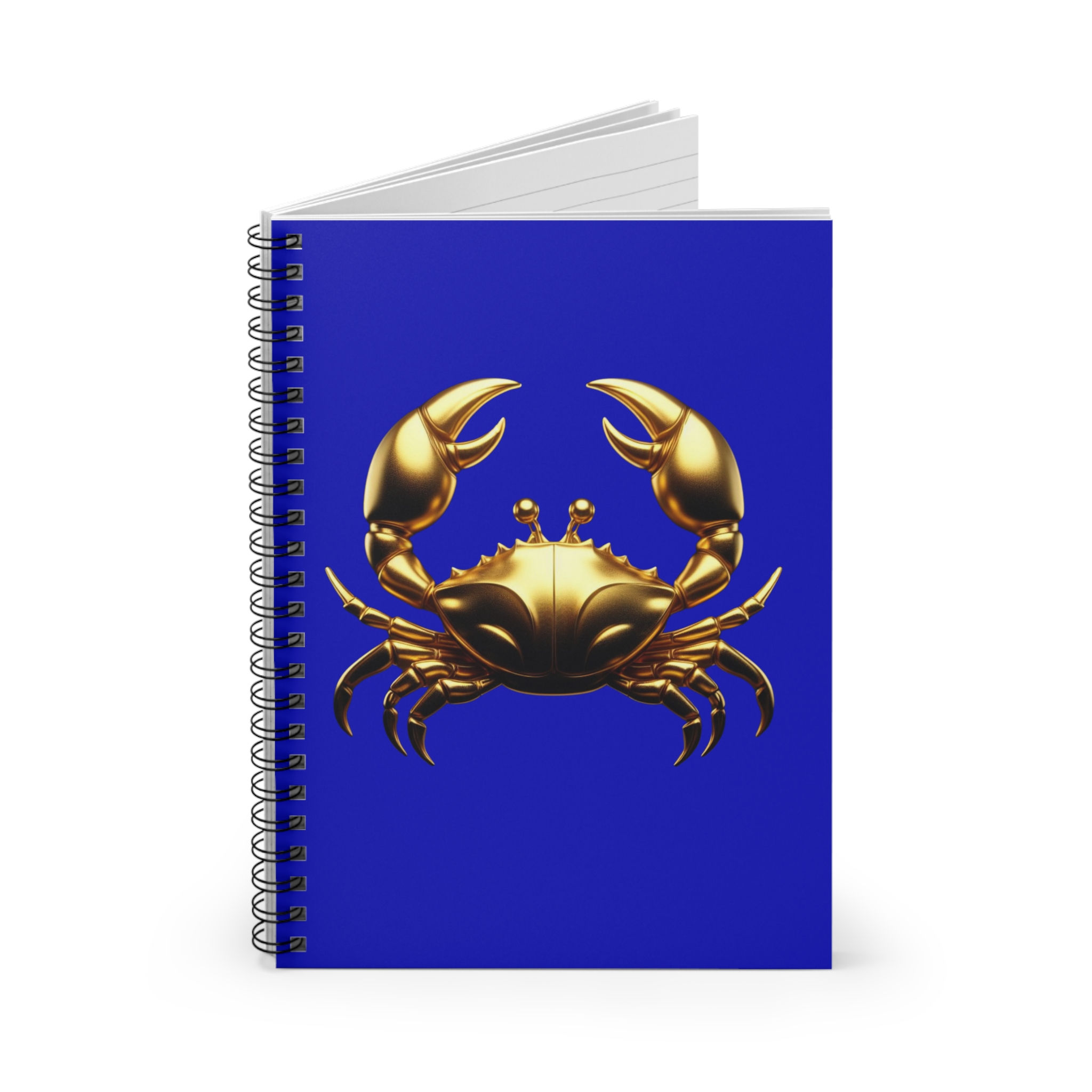 Cancer (Symbol) Spiral Notebook - Moroccan Blue