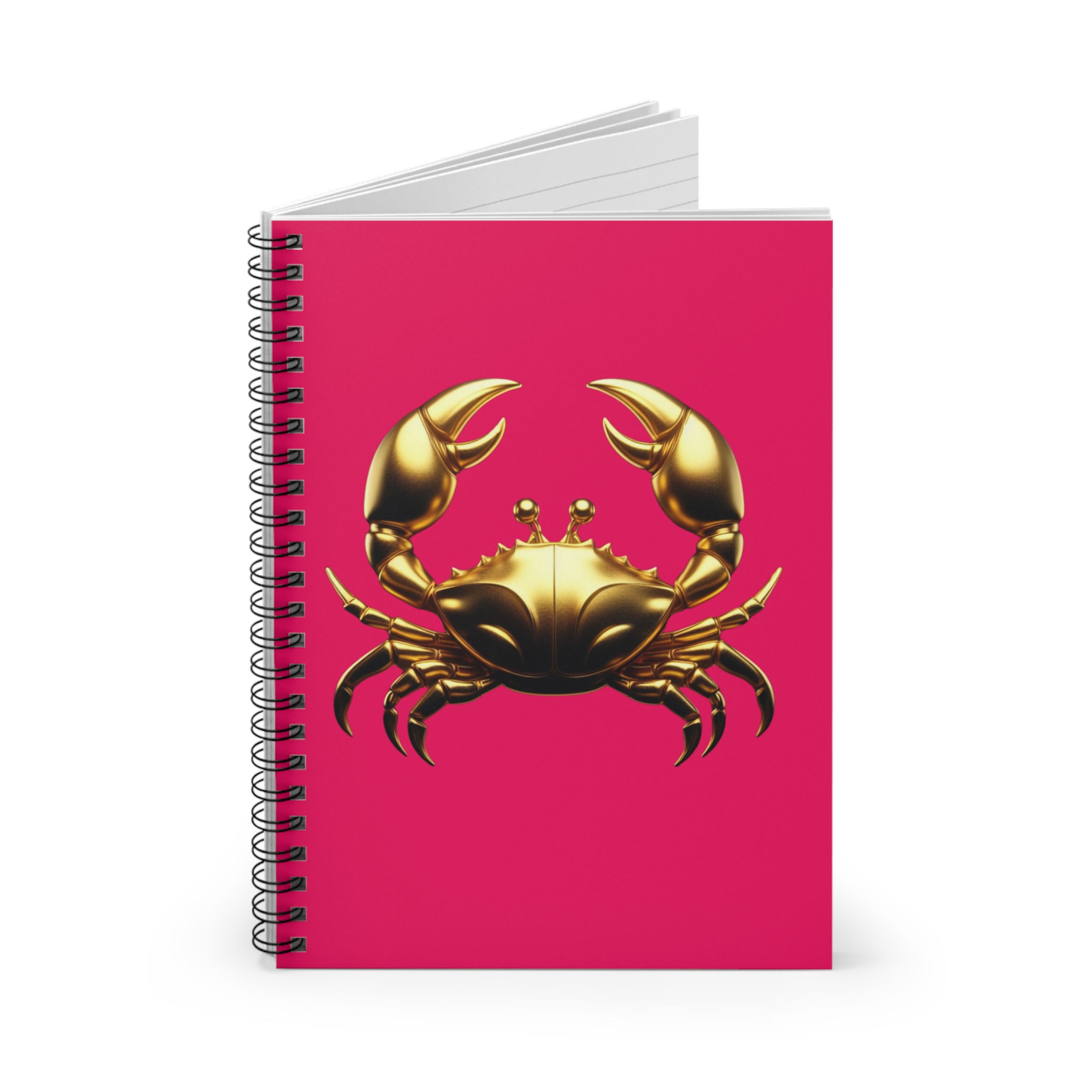 Cancer (Symbol) Spiral Notebook - Cerise