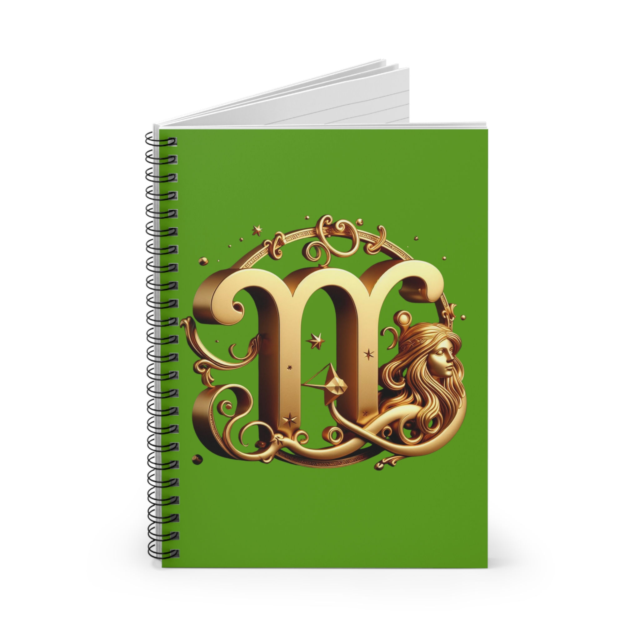 Virgo (Symbol) Spiral Notebook - Japanese Laurel