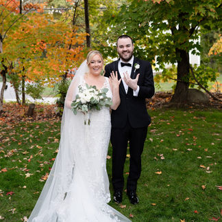 Bride and groom outdoor portraits for Central MA wedding