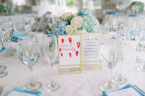 Tented reception at Misselwood at Endicott College
