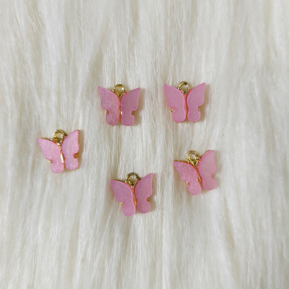 Thumbnail: Butterfly Charm - 6 Pcs Set