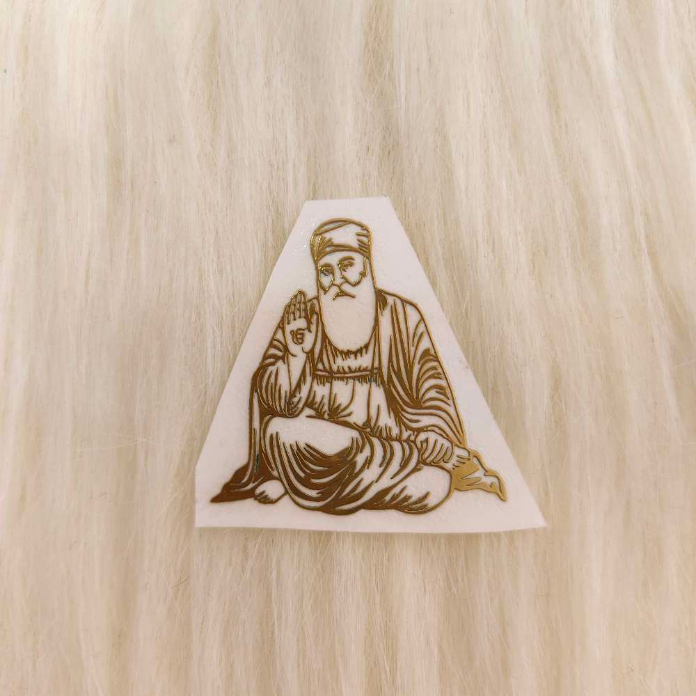 Guru nanak ji Metal Sticker