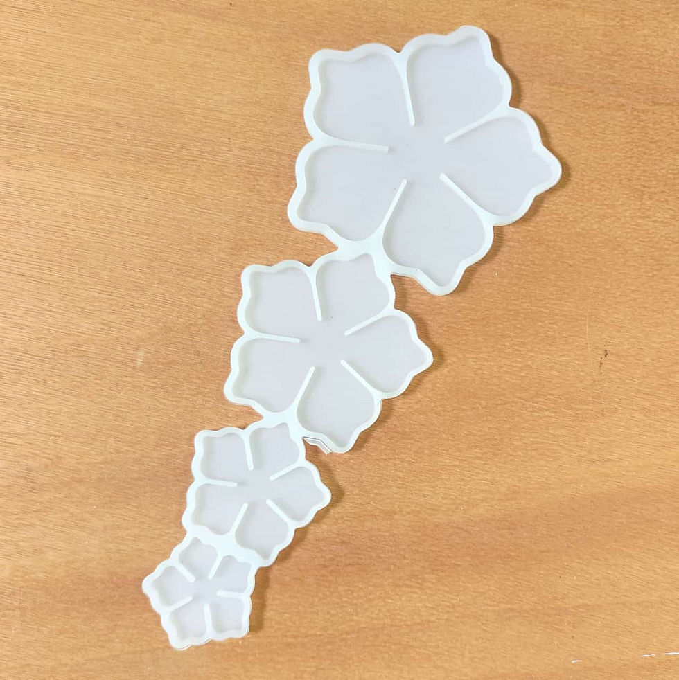 4 in 1 - 3D Flower Mould for Resin Art