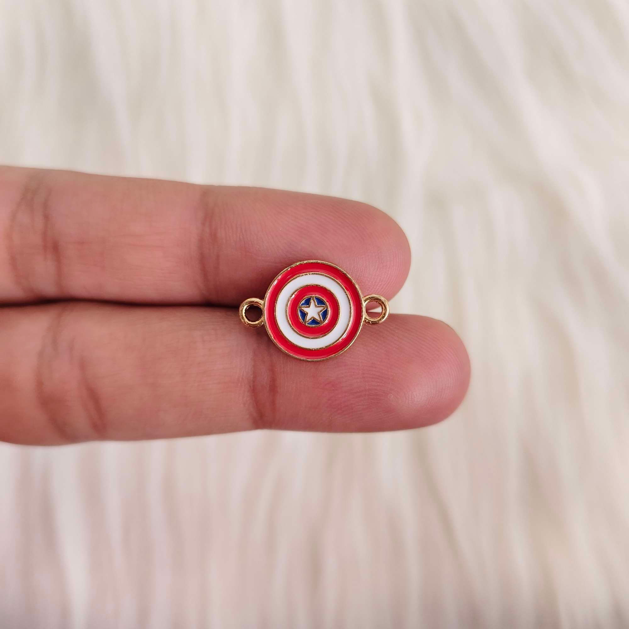 Captain America Shield Rakhi Charms