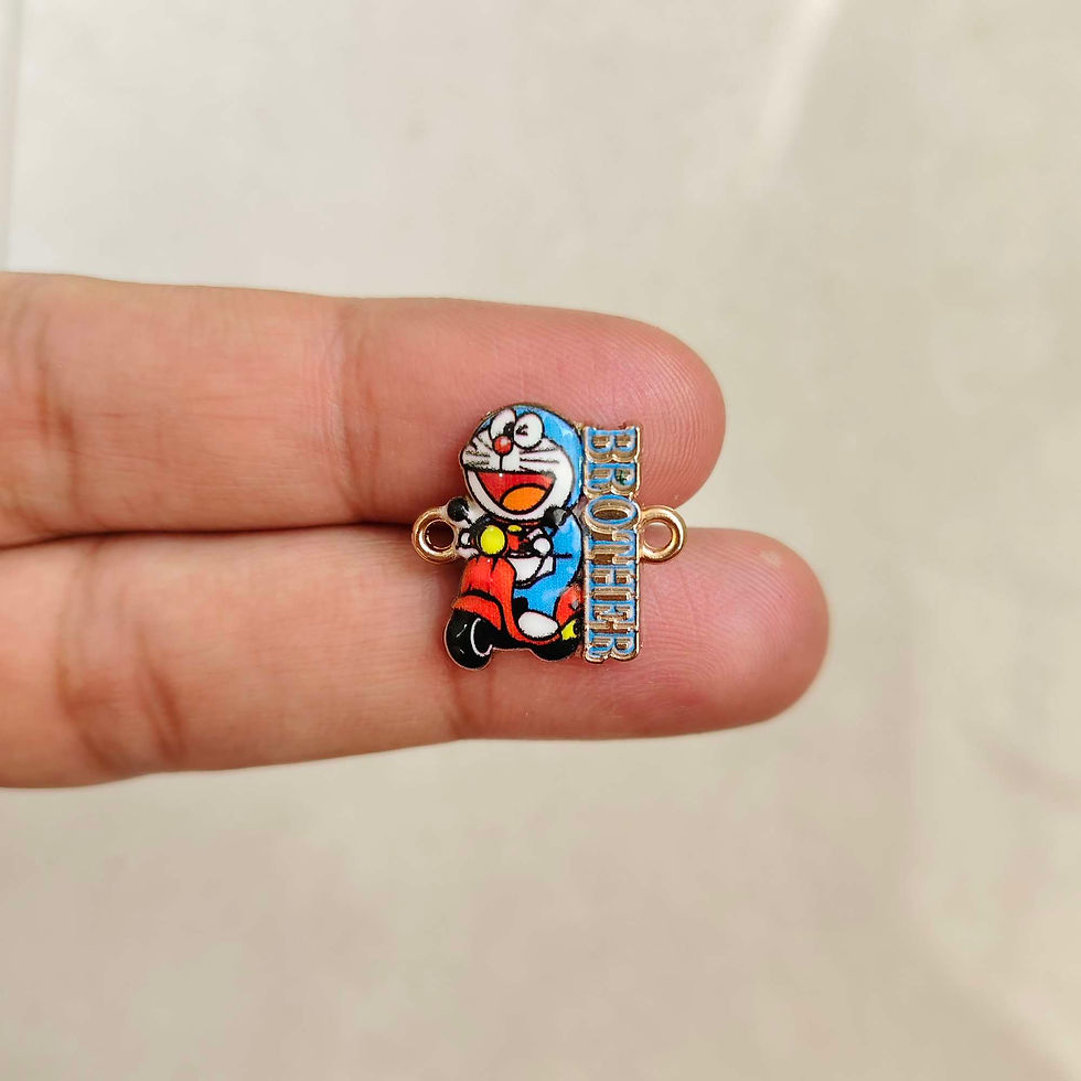 Doraemon Scooter 3D Rakhi Charm