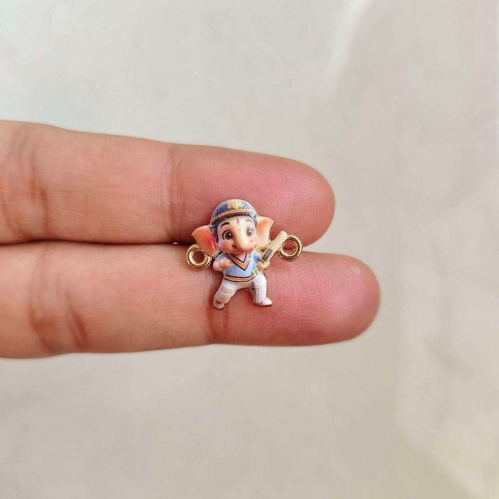 Thumbnail: Ganesha 3D Rakhi Charms