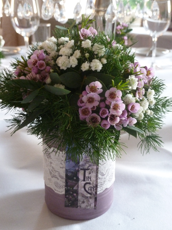 Simple tin can arrangement