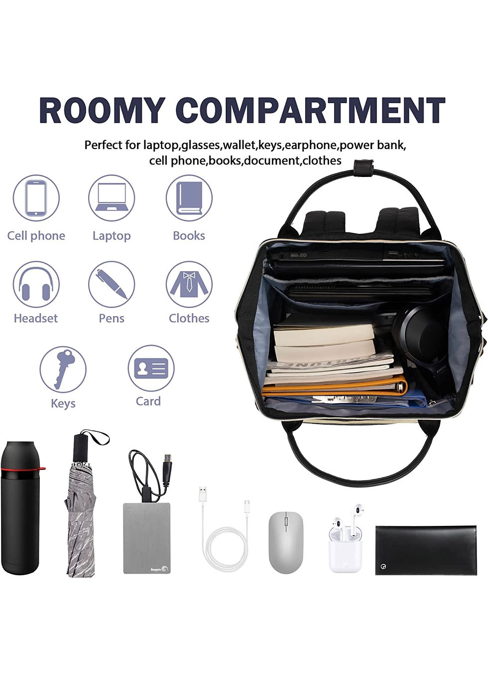 Thumbnail: LOVEVOOK Laptop Backpack 