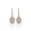 Thumbnail: 2.02ct. Cushion Shape Drop Diamond Earrings