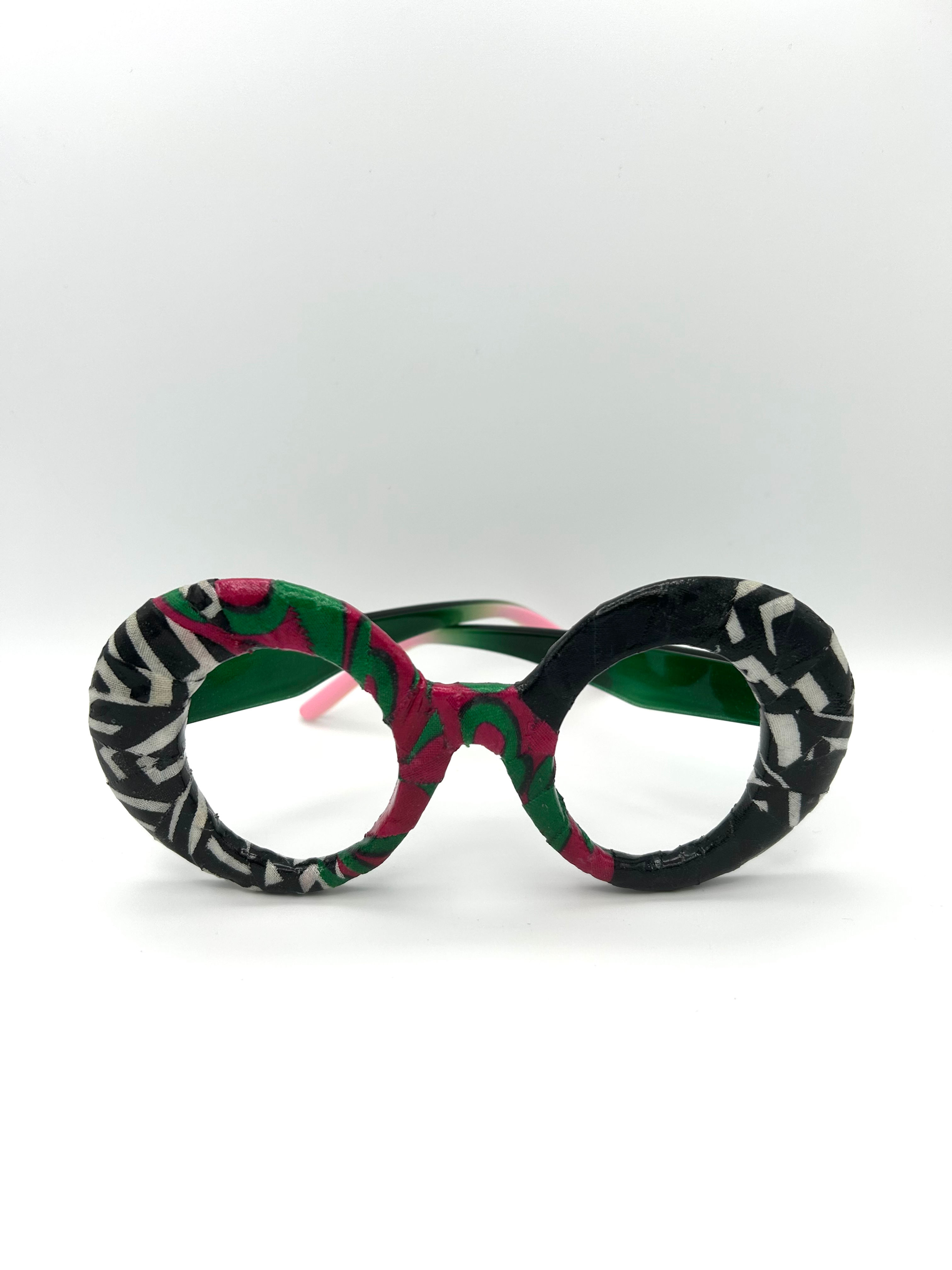 ‘Belle’ LENSLESS CHUNKY ROUND FRAME  