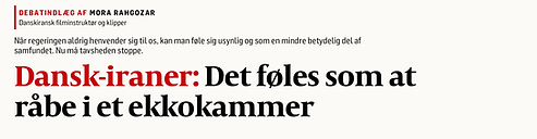 Mora Rahgozar Politiken
