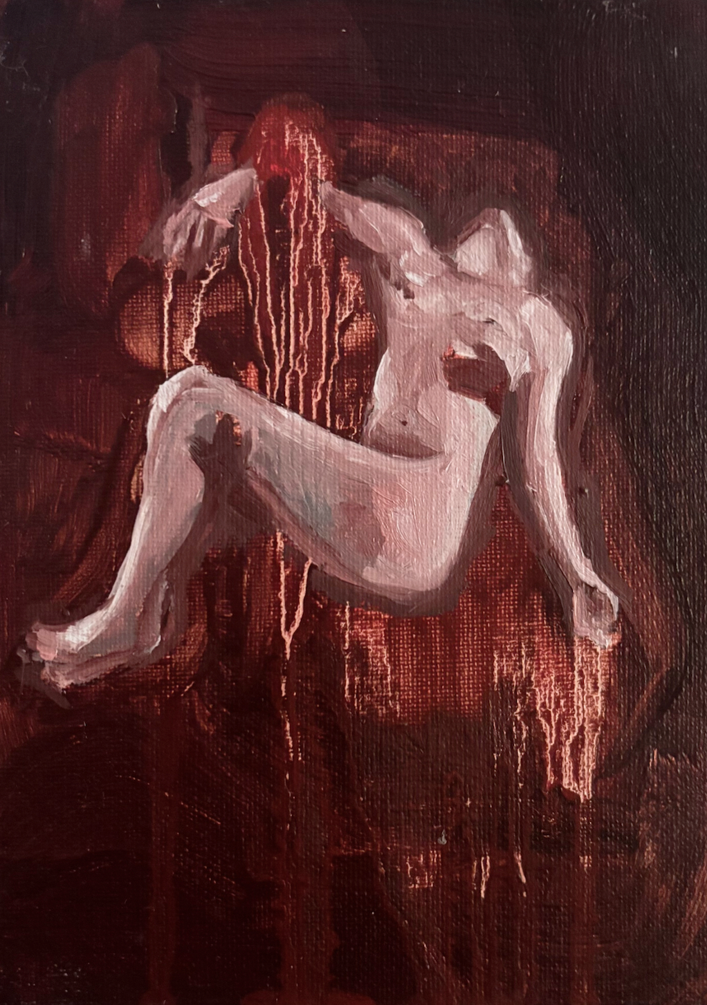 Blood Sample No.3 | Original oil painting | Unframed