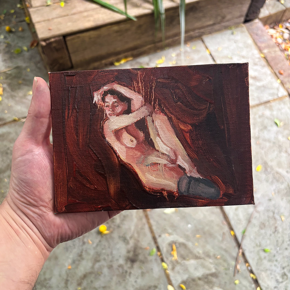Thumbnail: Blood Sample No.1 | Original oil painting | Unframed