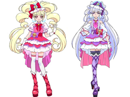 El anime Hugtto! Precure presenta a dos nuevos personajes.