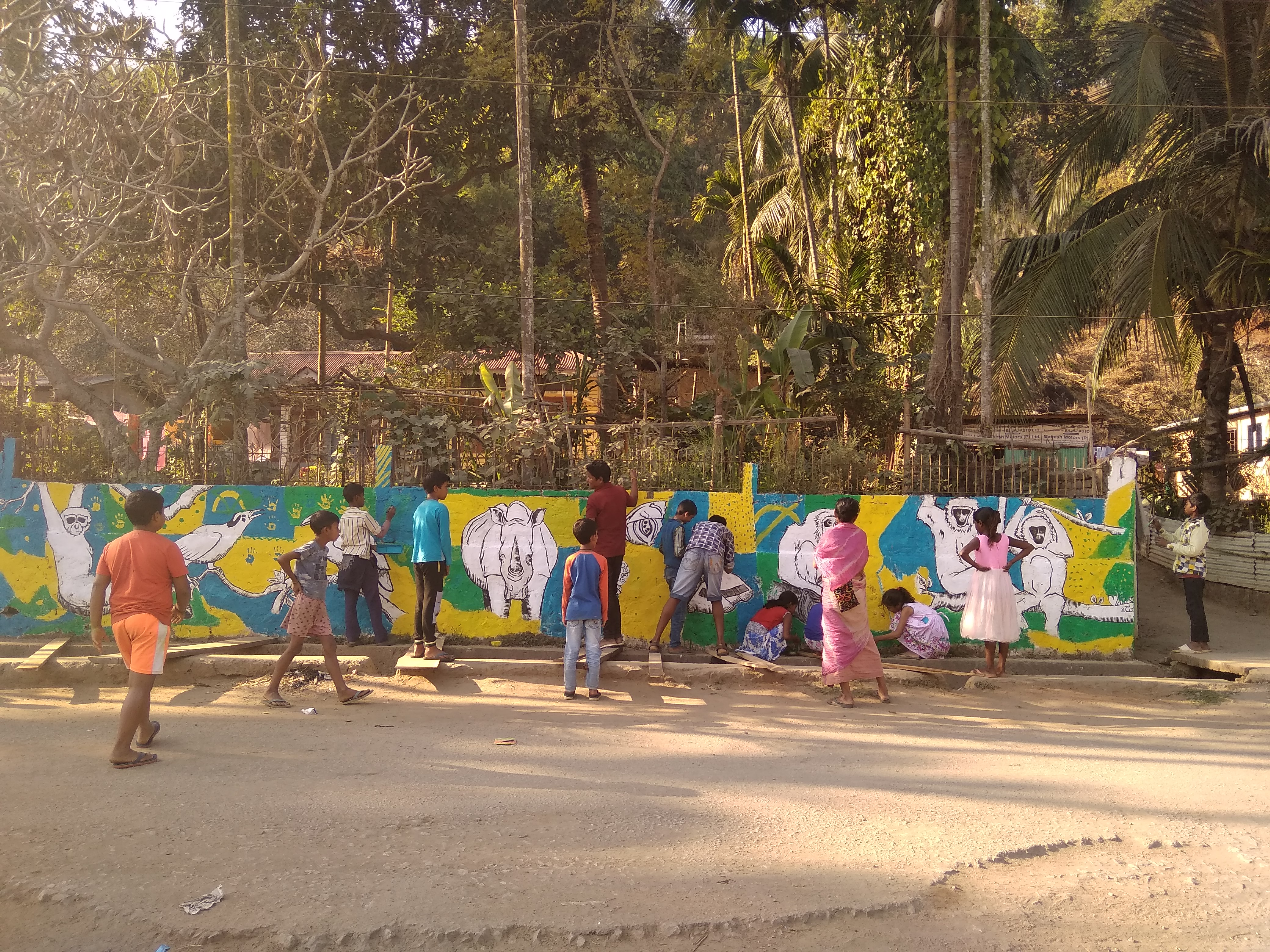 Artwall: "We love our animals"
