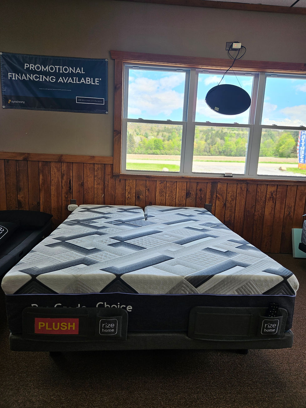 Amish made, Choice Hybrid Plush at Mattress Express in Belmont NY