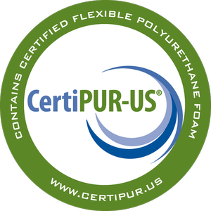 Certipur badge, all foams in the mattress are certified chemical free