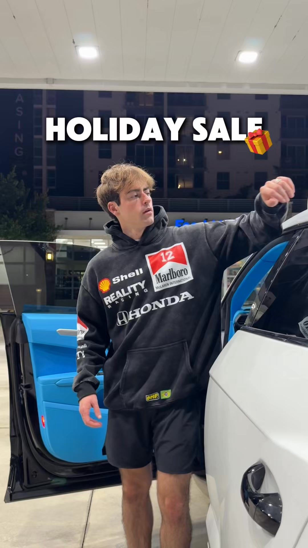 Washed Senna Inspired Racing Hoodie
