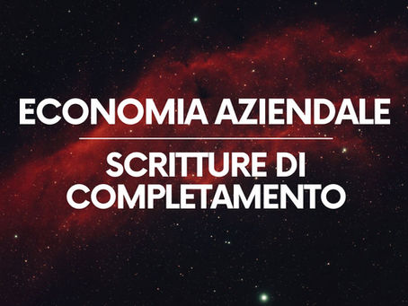 Scritture di completamento