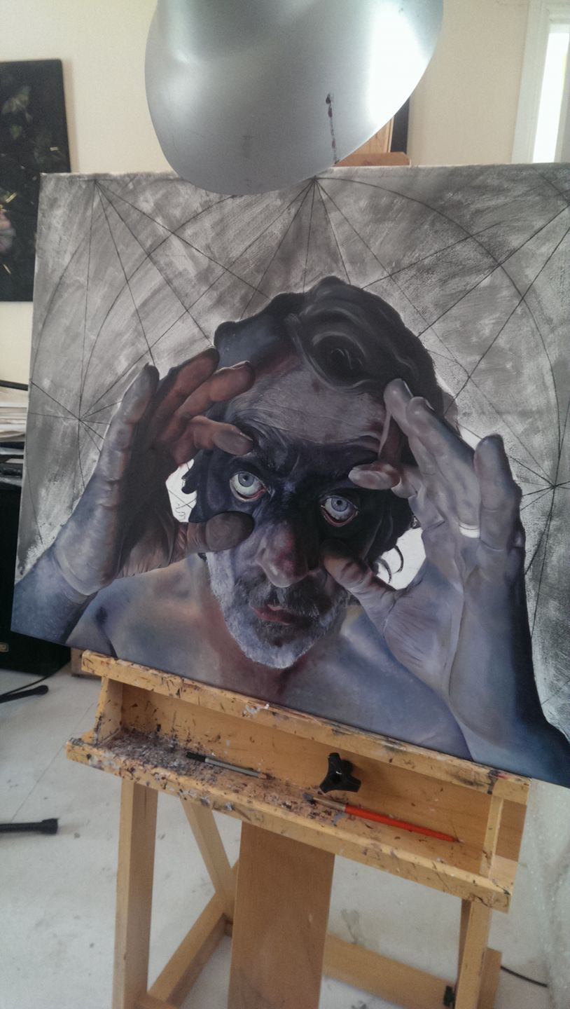 'The Seer' WIP Oil on Canvas 2017