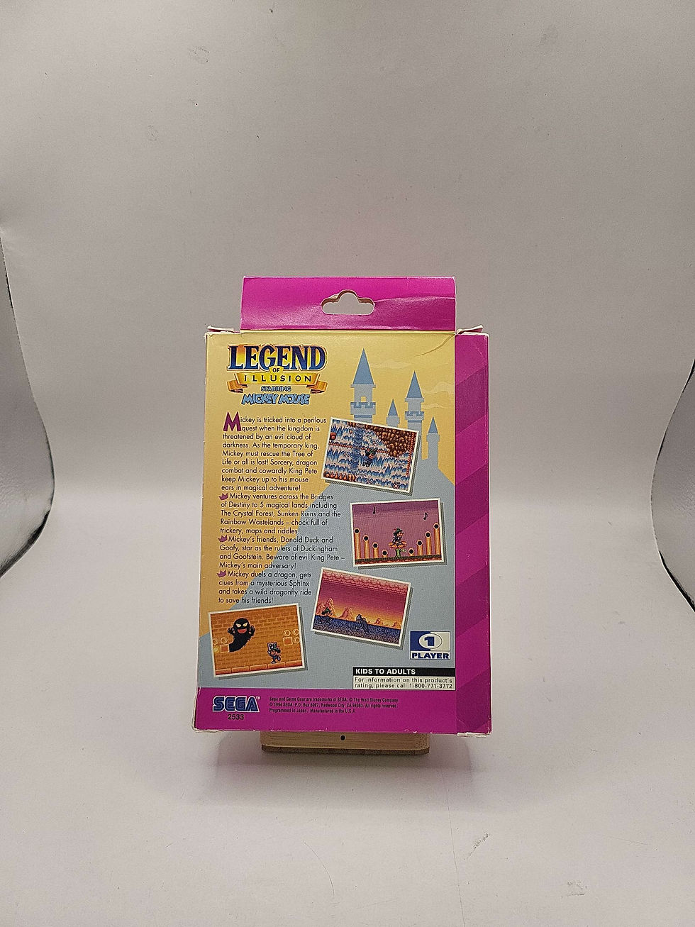 Thumbnail: Legend of illusion starring mickey mouse - sega game gear 