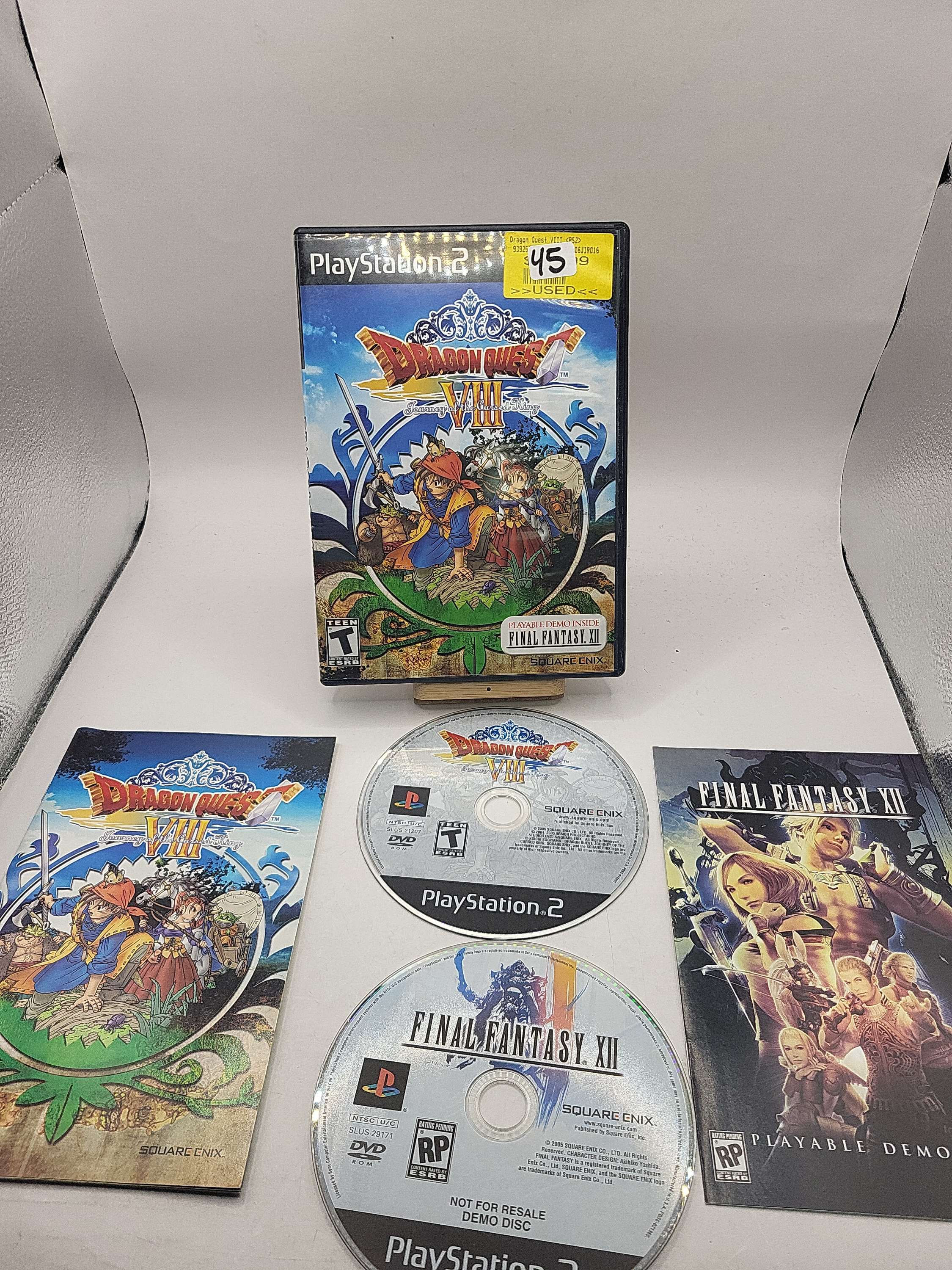 Dragonquest viii : journey of the cursed king - Playstation 2